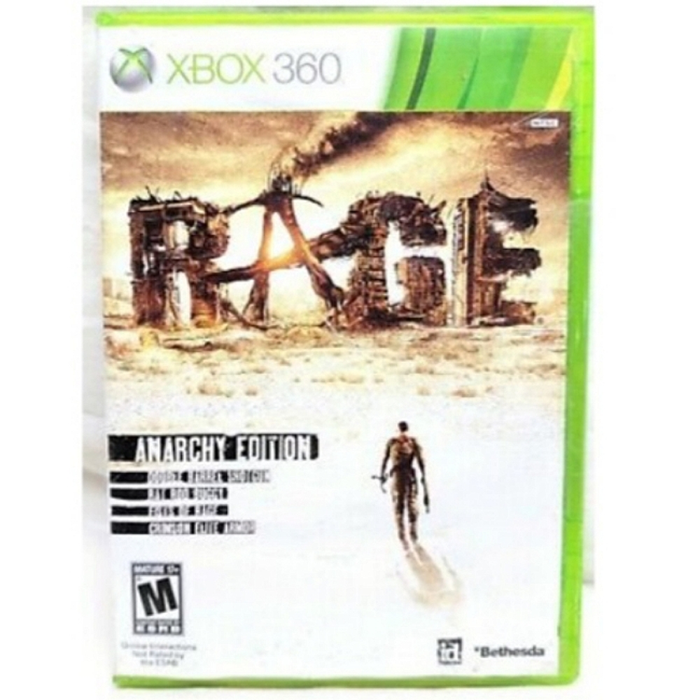 XBOX 360 Rage Anarchy Edition FPS video game
